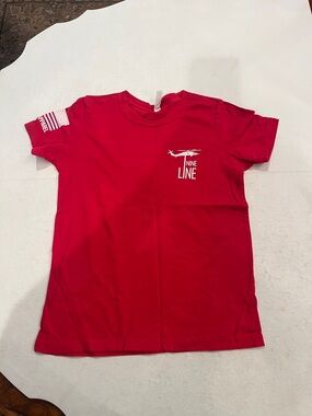 Nine Line Kids red Short Sleeve Tee with classic Graphic